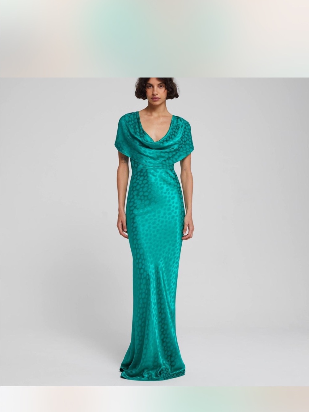 Rat and Boa Green Odessa Dress